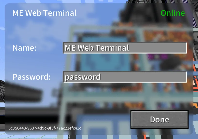 Applied Web Terminal, Моды, Minecraft