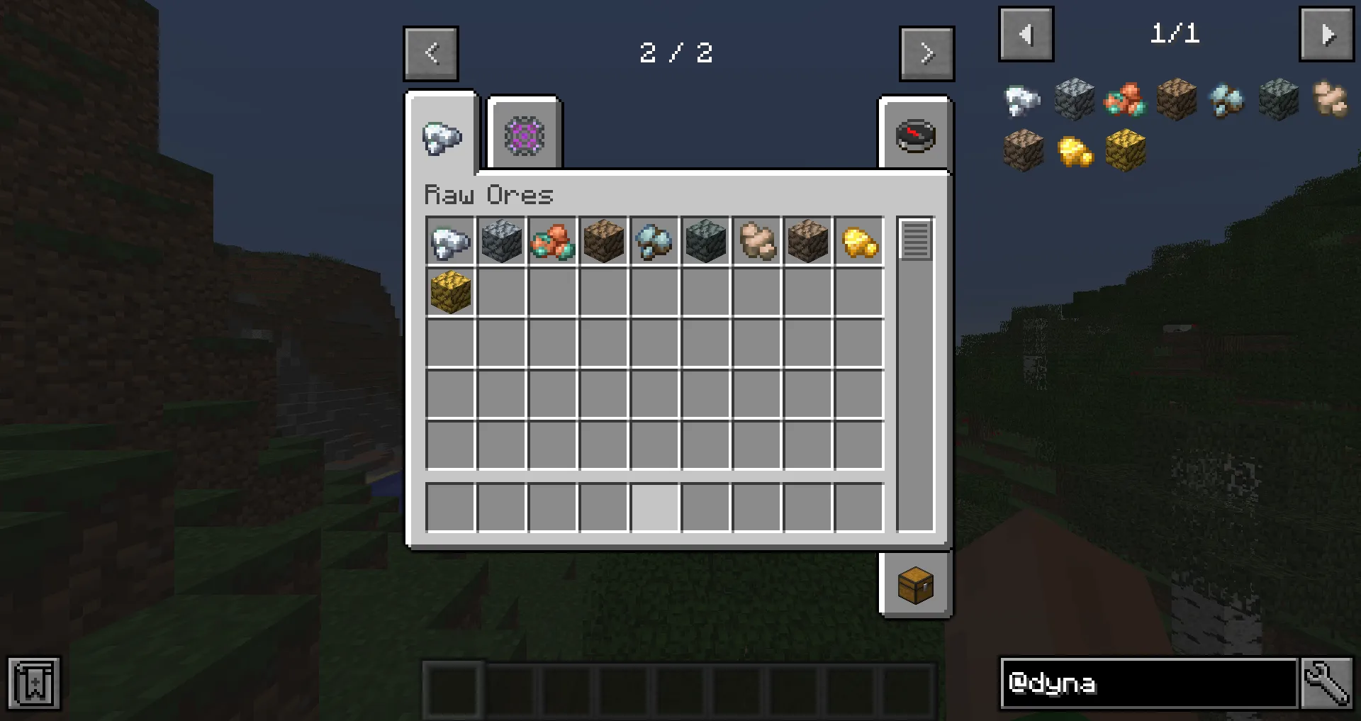 Dynamic Raw Ores, Моды, Minecraft