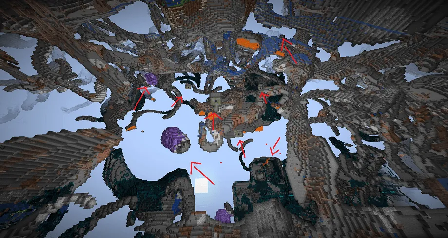 EASY SPEED RUN, Карты, Minecraft