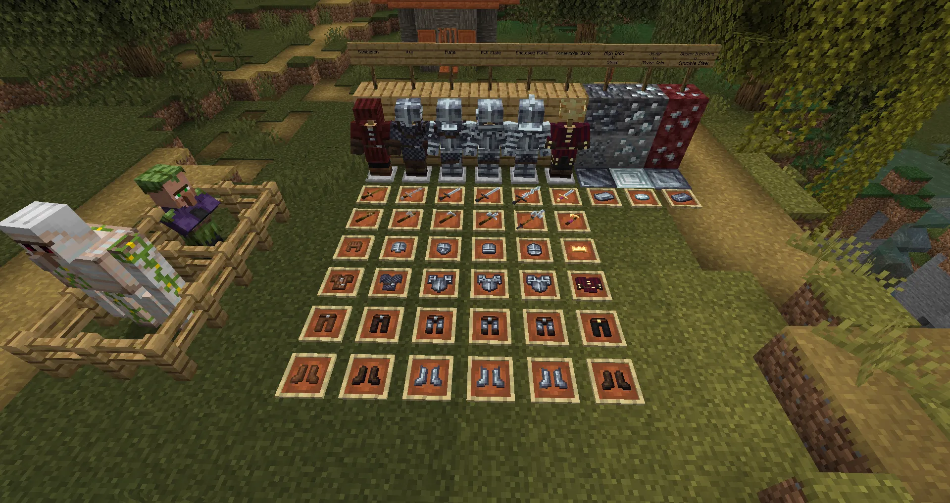 Medieval Expansion, Текстуры, Minecraft