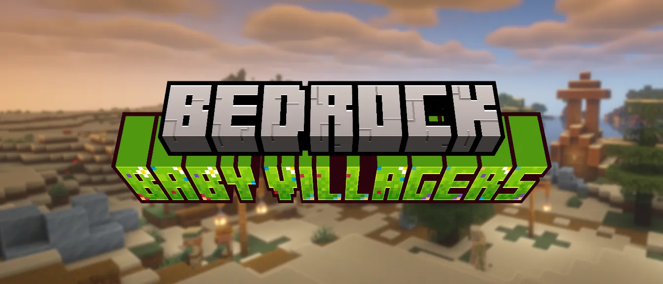 Bigger Baby Villager Heads — скриншот 1 (Текстуры, Minecraft)