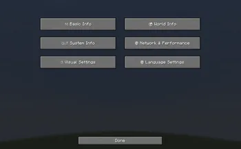 Improved F3, Моды, Minecraft