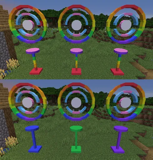 Recoloured Pokestops — скриншот 1 (Текстуры, Minecraft)