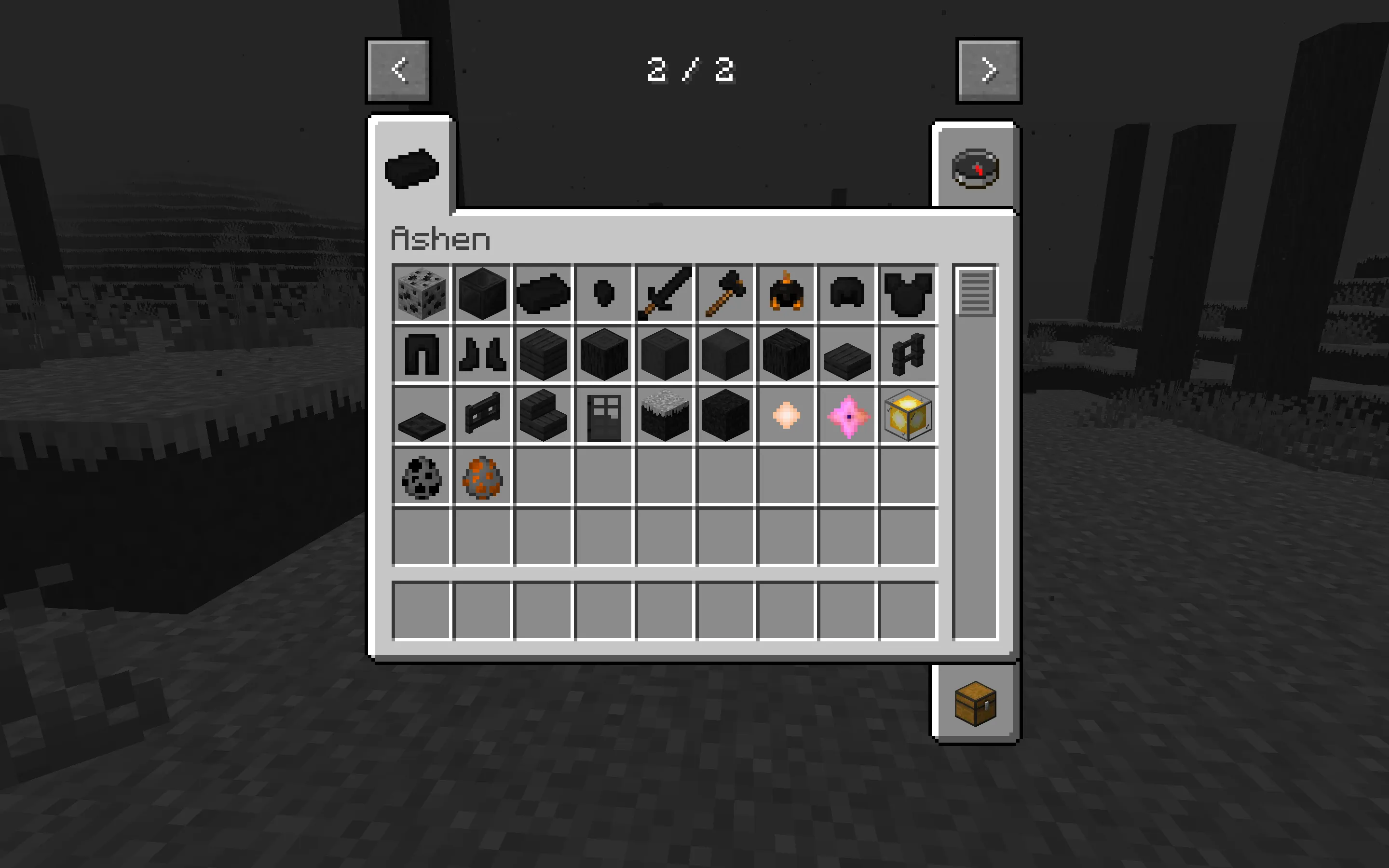 Ashes, Моды, Minecraft