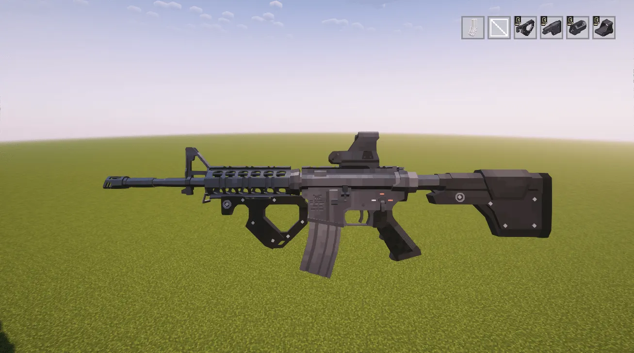 [TaCZ]Gucci Attachments, Кастомизации, Minecraft