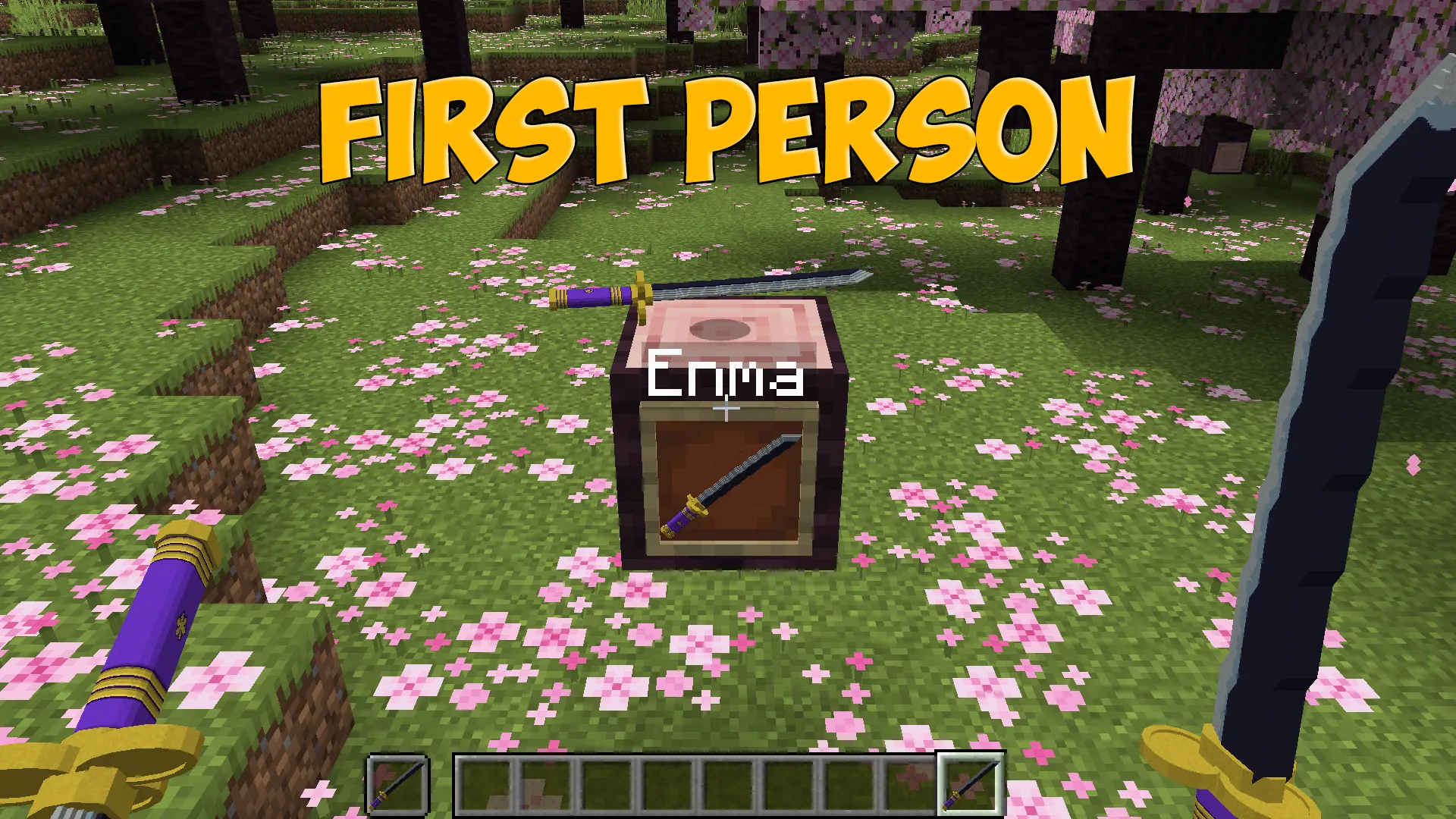 Enma katana from anime One piece — скриншот 4 (Текстуры, Minecraft)