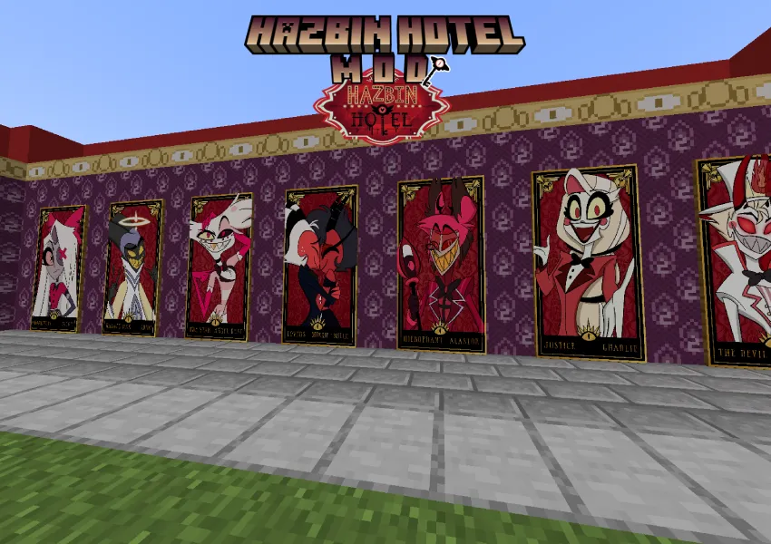 Hazbin Hotel Items, Моды, Minecraft