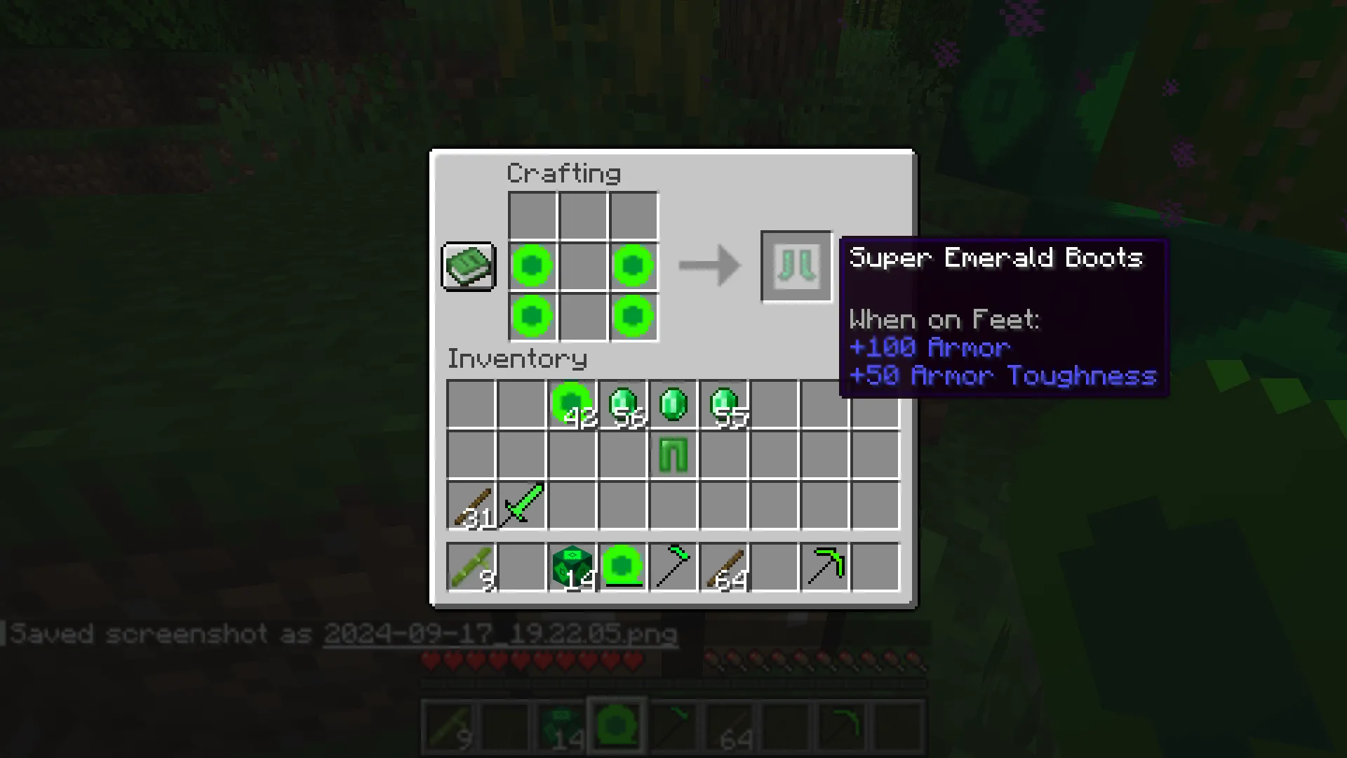 Emeralds and Emeralds forever — скриншот 2 (Моды, Minecraft)