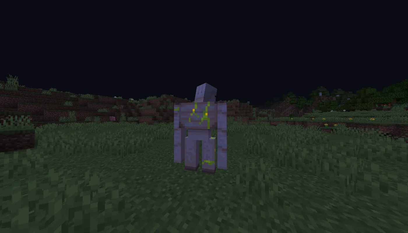 Iron Golem Emissive — скриншот 1 (Текстуры, Minecraft)