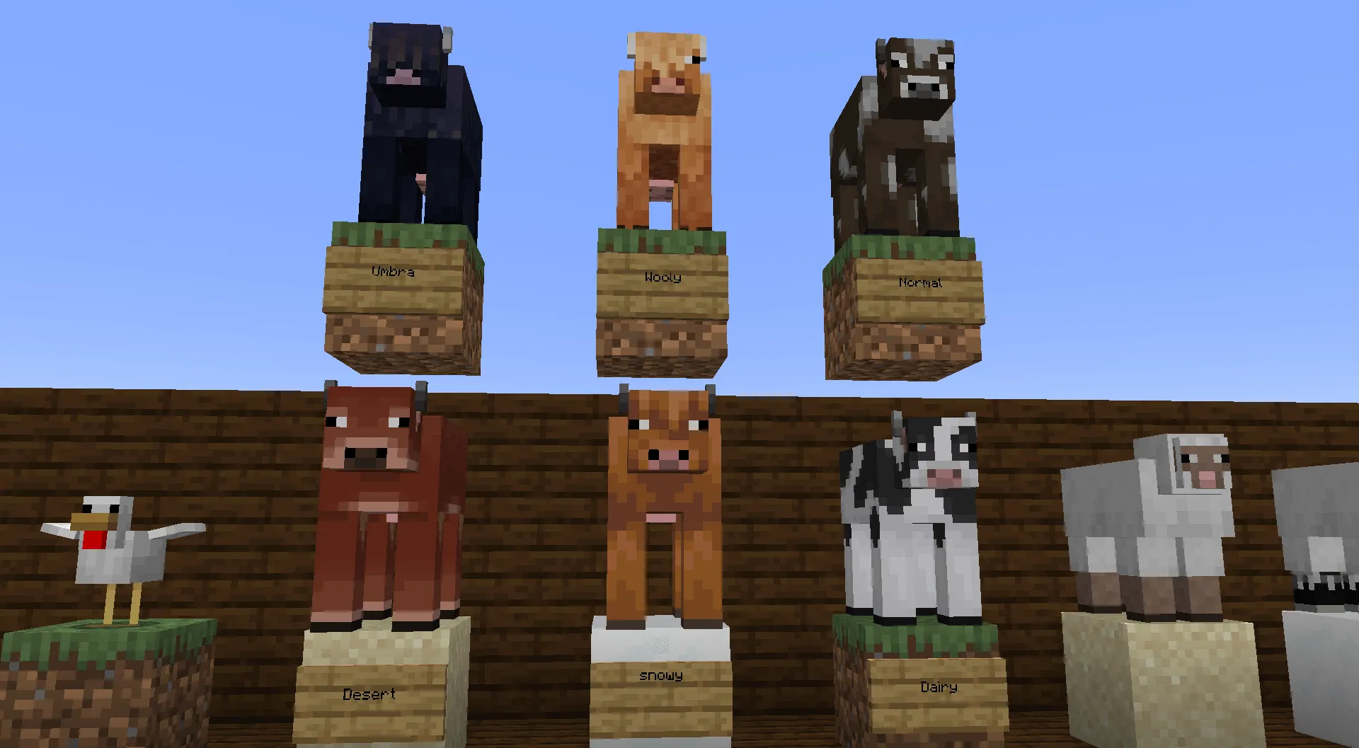Oaks Frontier, Моды, Minecraft