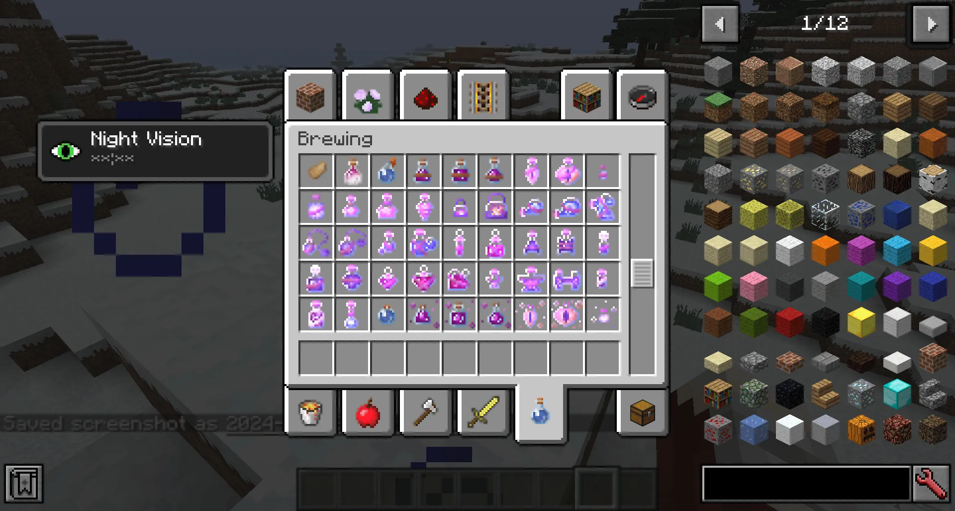 xali's Potions Backported, Текстуры, Minecraft