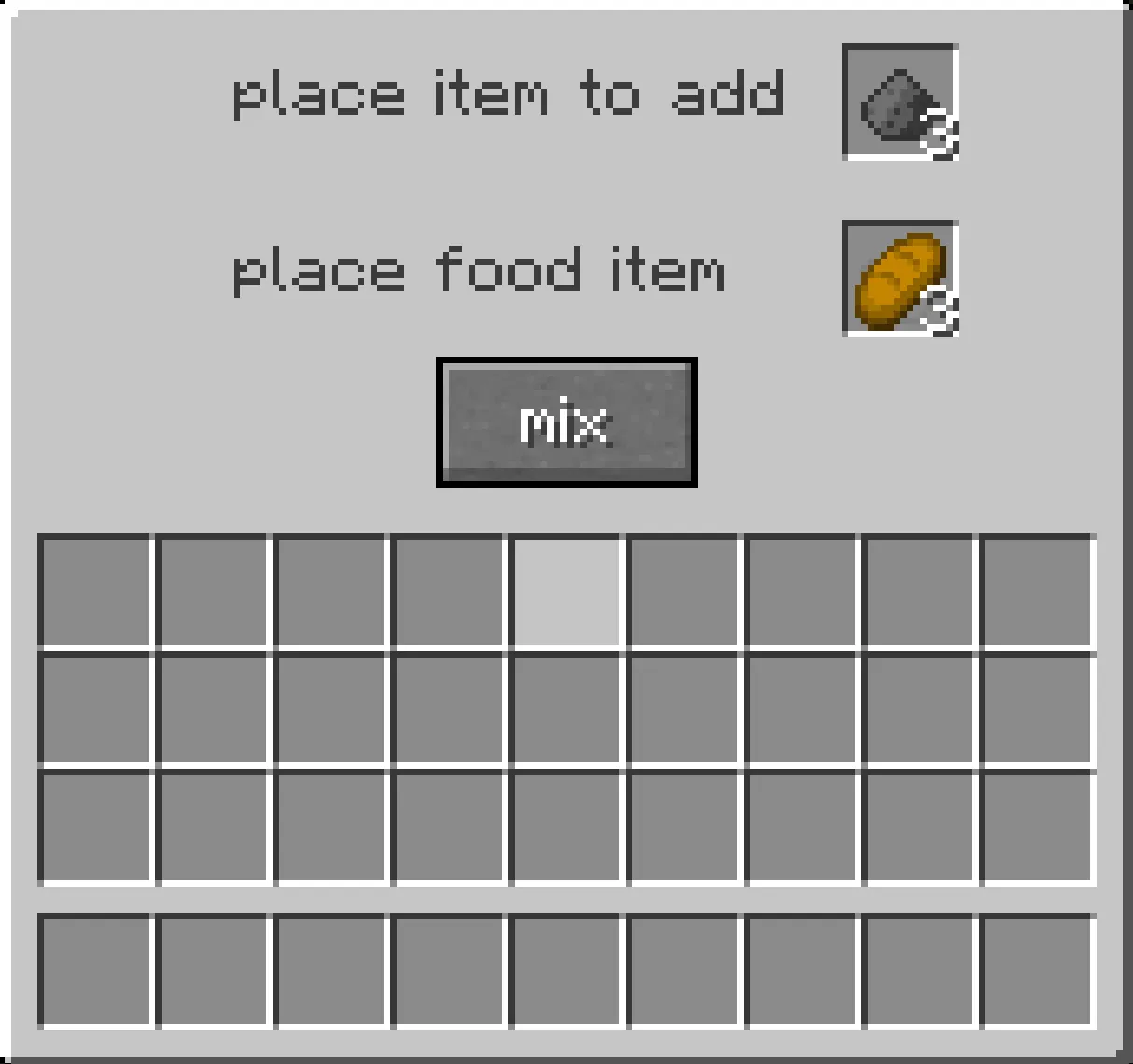 Food addon, Моды, Minecraft