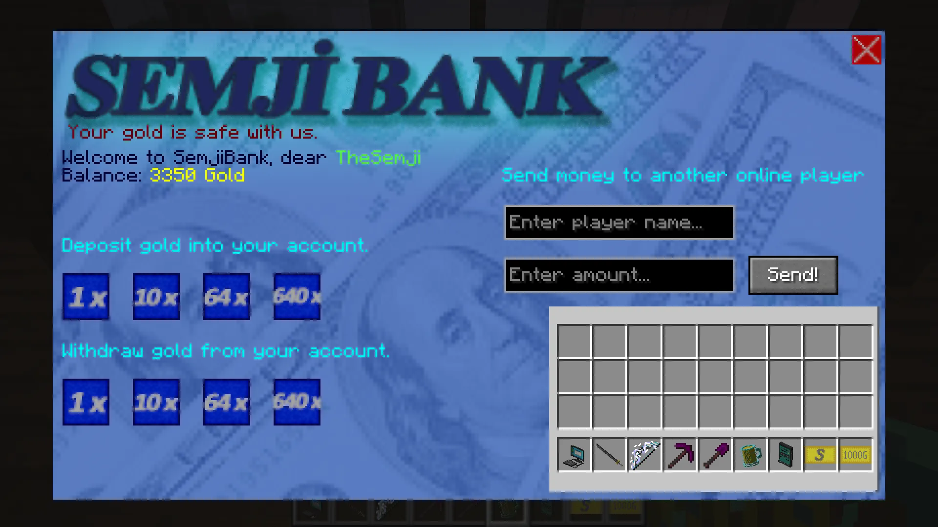 Semji Net, Моды, Minecraft