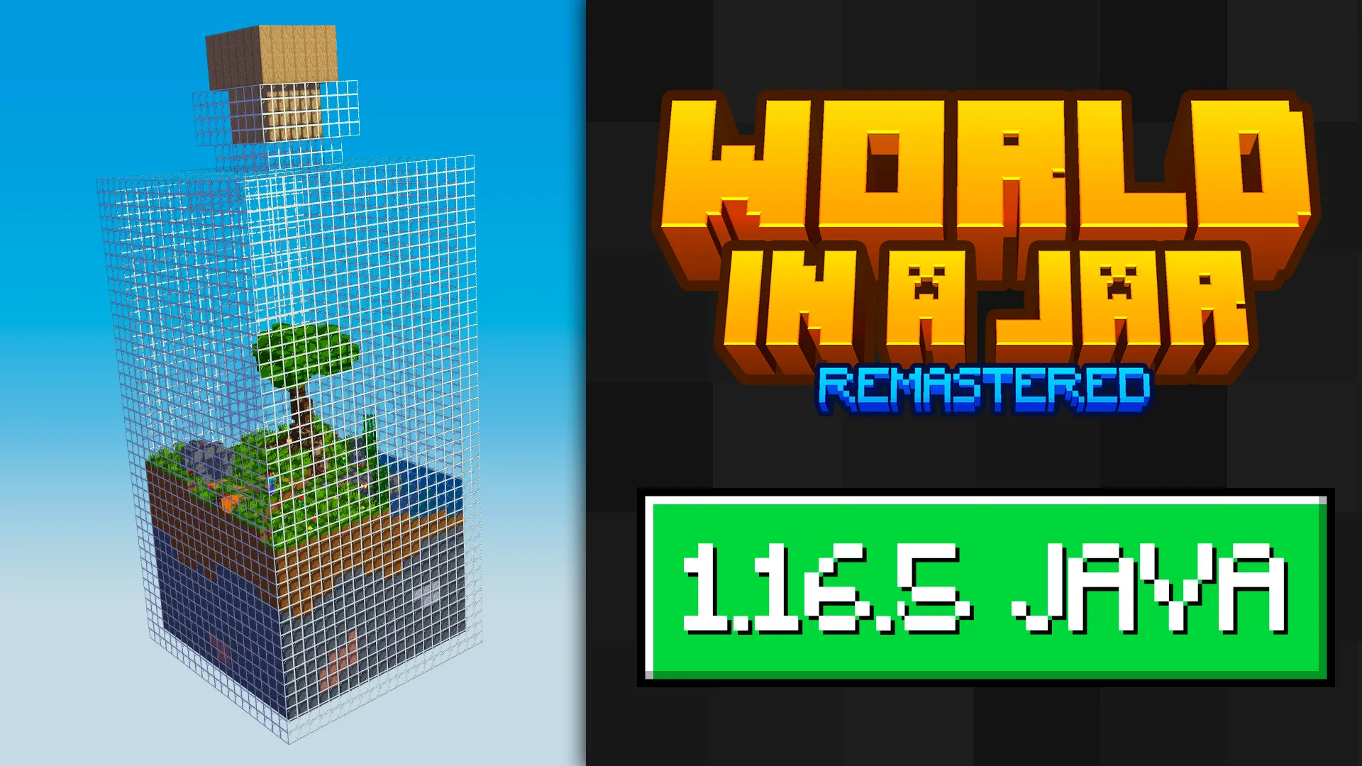 World In a Jar: REMASTERED, Карты, Minecraft