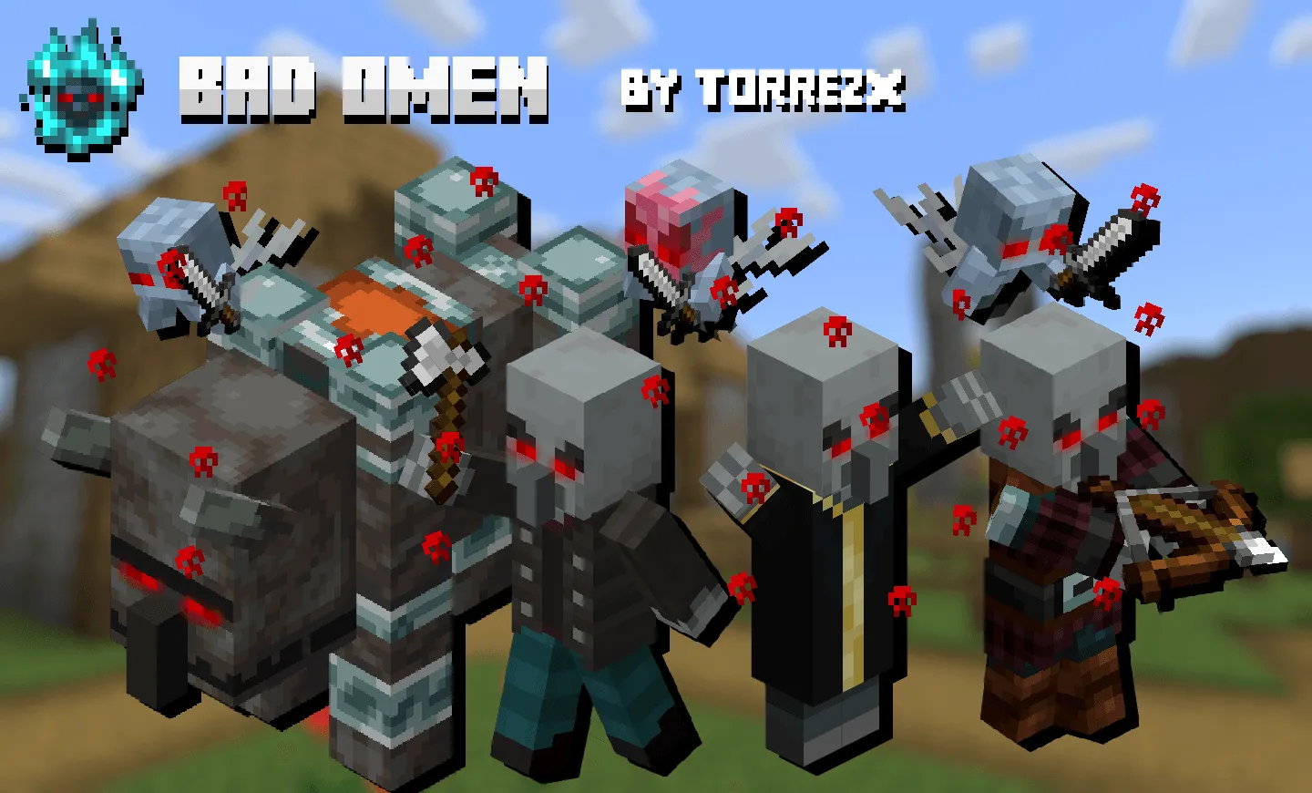 Torrezx-Bad omen, Текстуры, Minecraft