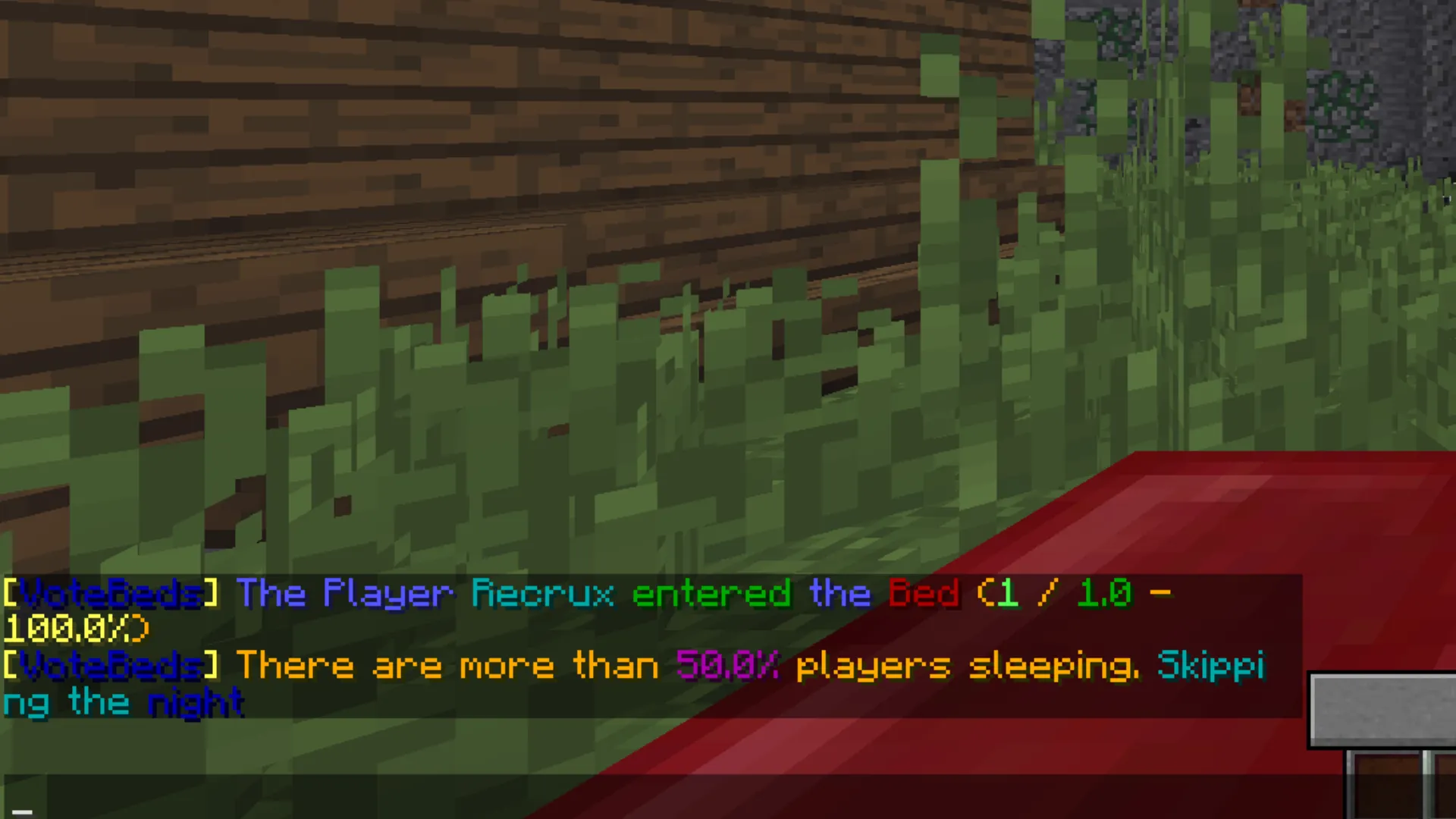 VoteBeds — скриншот 2 (Плагины, Minecraft)