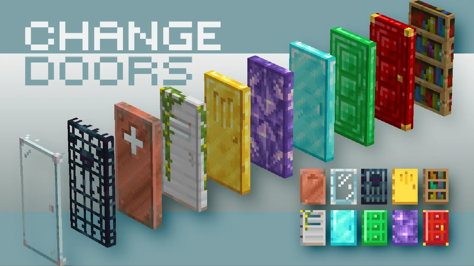 FiMiS Change Doors — скриншот 1 (Текстуры, Minecraft)