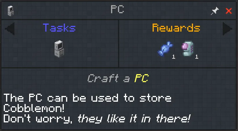 Cobblemon Eternal: The Minecraft Pokémon Experience, Модпаки, Minecraft