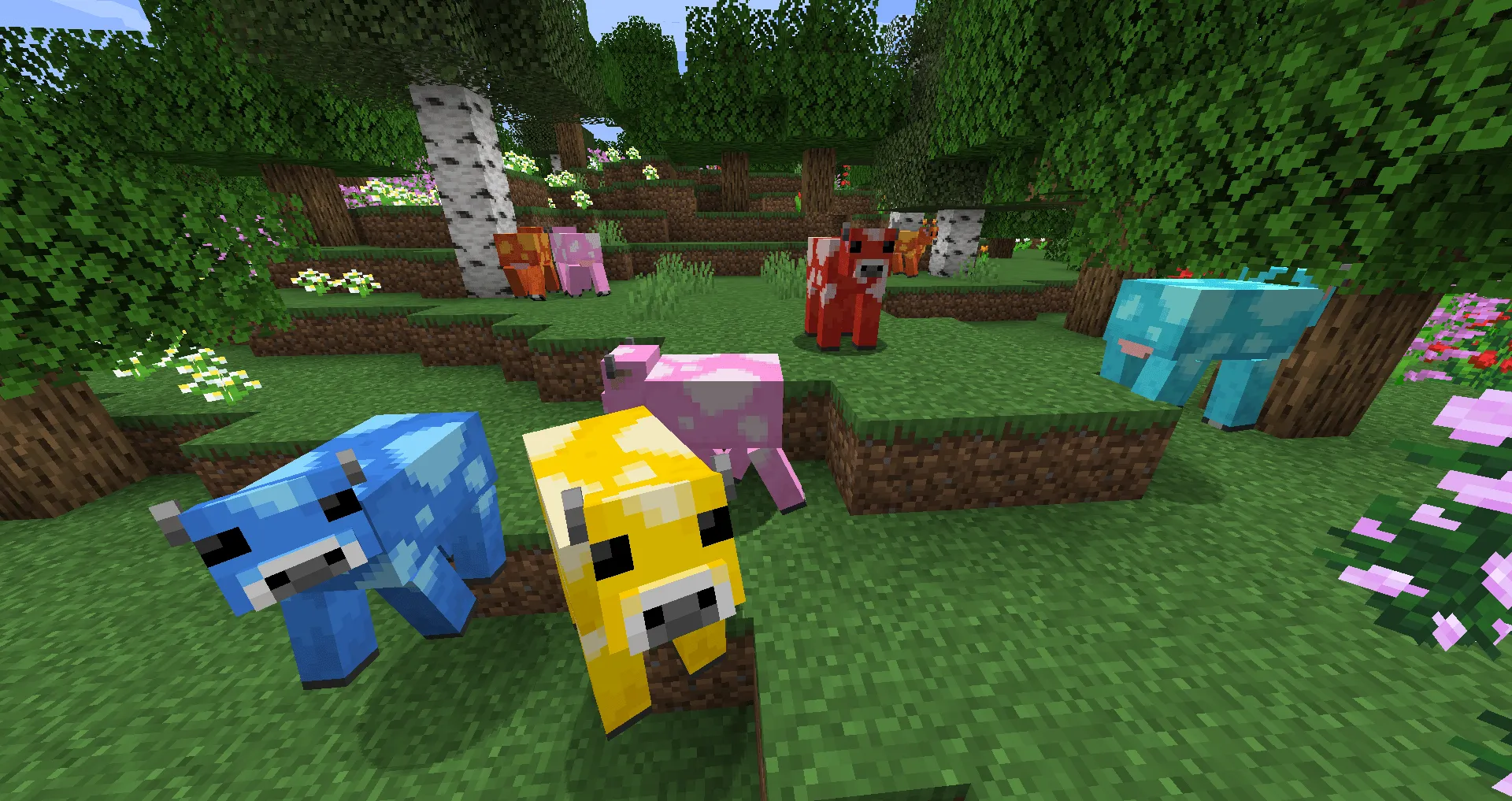 Moobloom Update, Текстуры, Minecraft