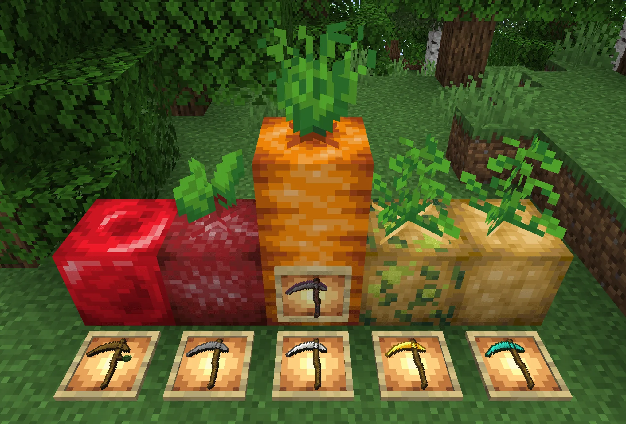 Obese Crops — скриншот 1 (Моды, Minecraft)