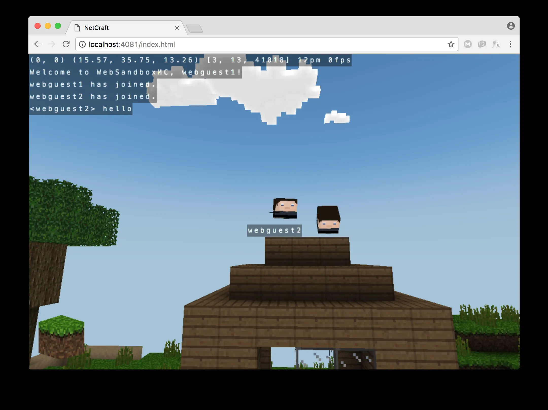 WebSandboxMC — скриншот 1 (Плагины, Minecraft)
