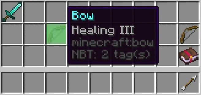 The Heal Bow enchant, Моды, Minecraft