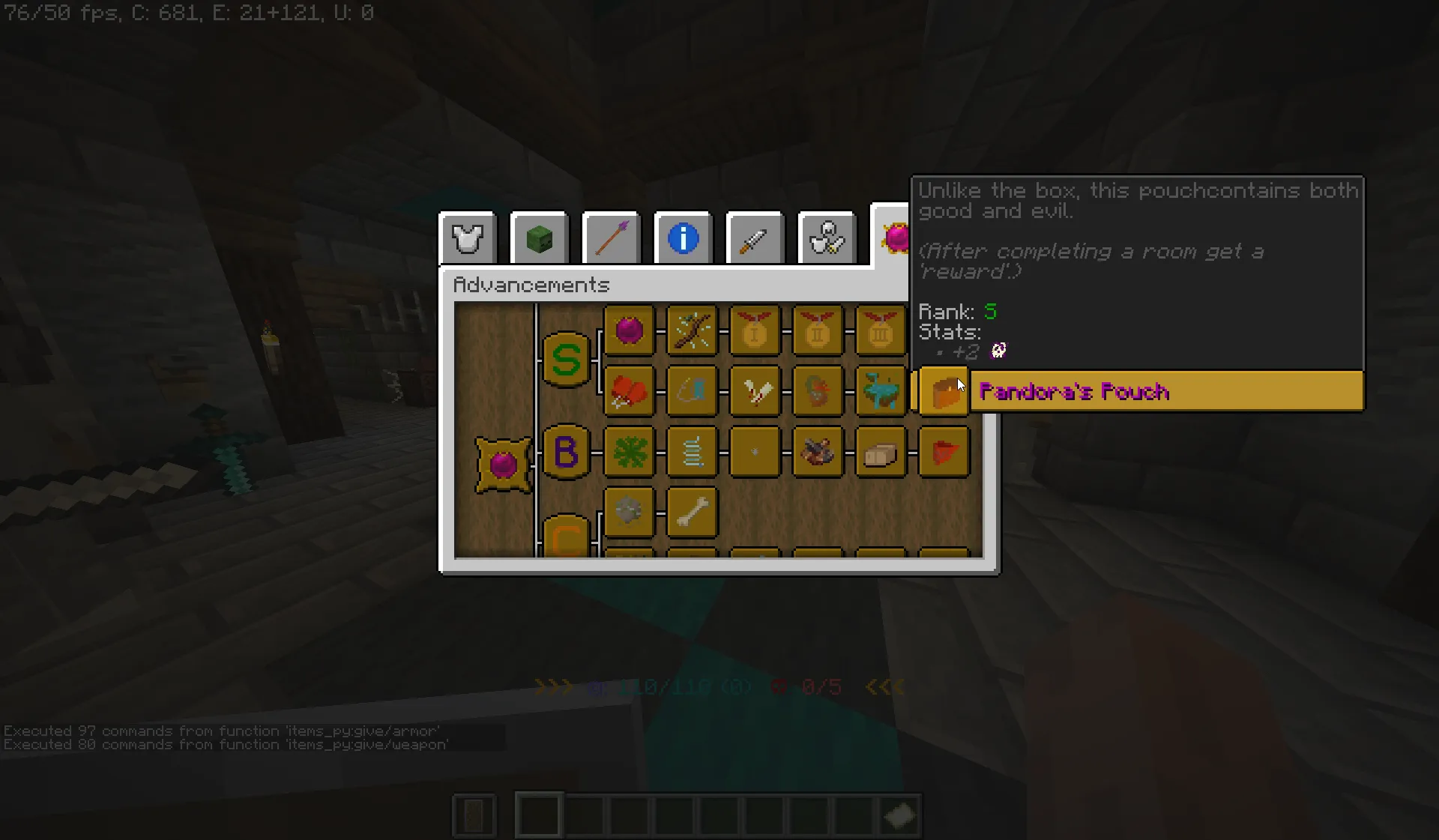 Forsaken Dungeons, Карты, Minecraft