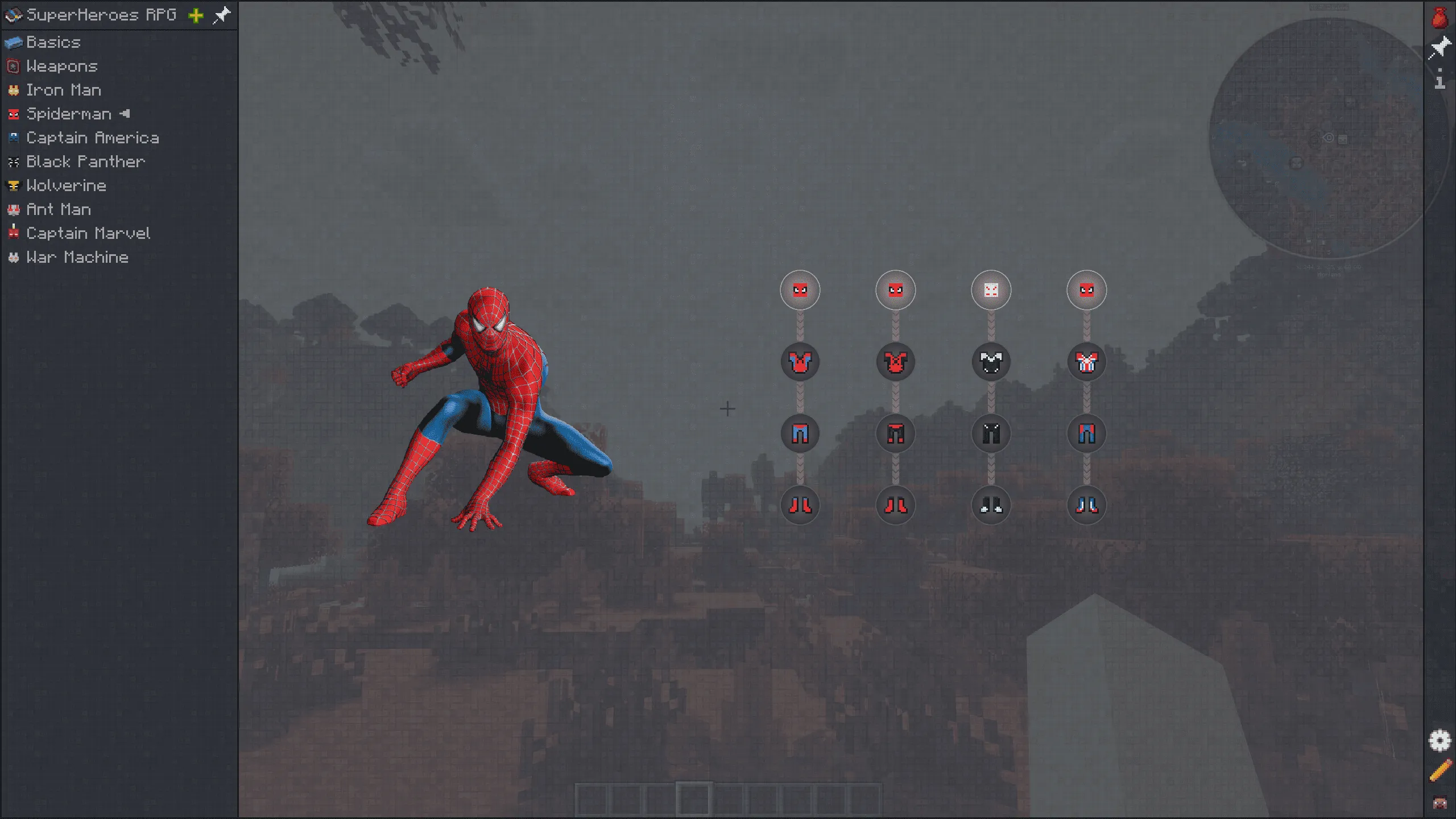 SuperHeroes RPG - IronMan, Spiderman... | Superheroes Quests, Модпаки, Minecraft
