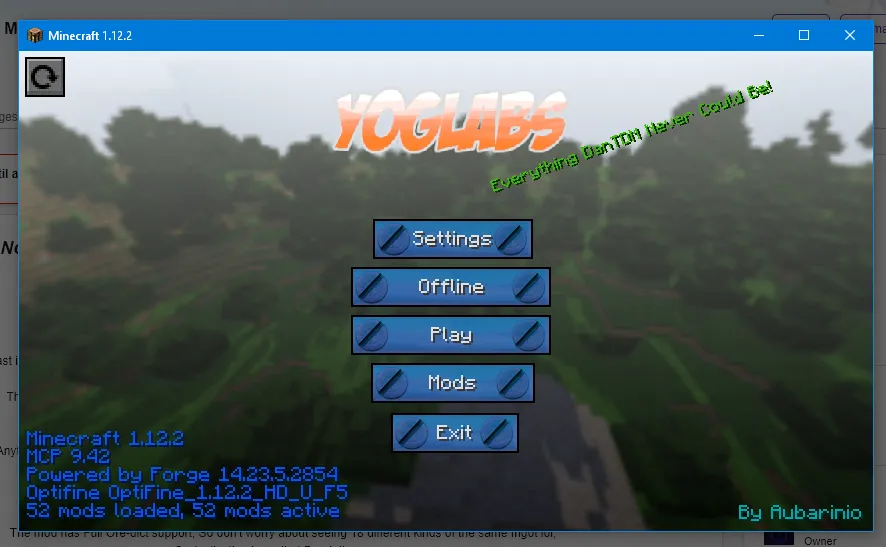 Aubarino's Mod, Моды, Minecraft