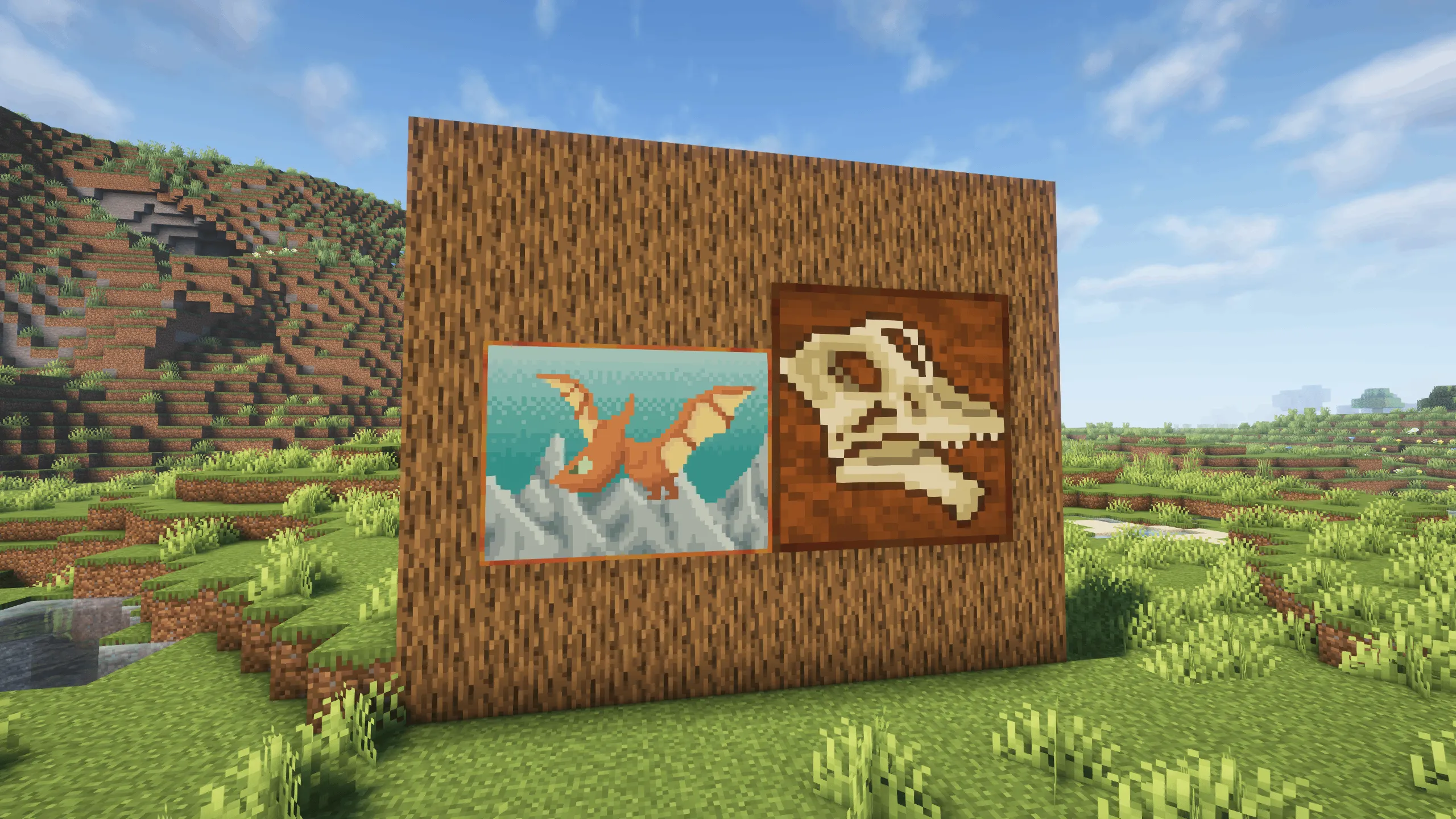Prehistoric Paintings - Dinosaurs, Landscapes..., Моды, Minecraft