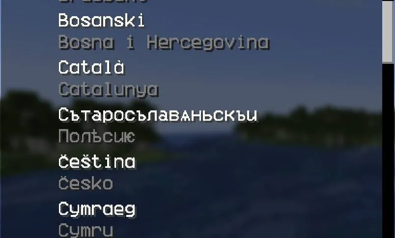 Don's Old Church Slavonic, Текстуры, Minecraft