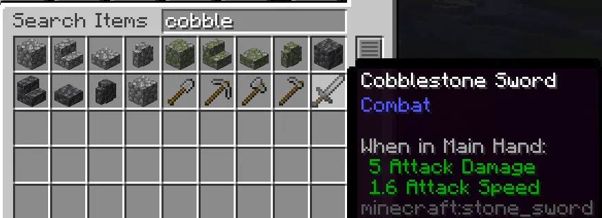 Cobblestone Tools, Текстуры, Minecraft