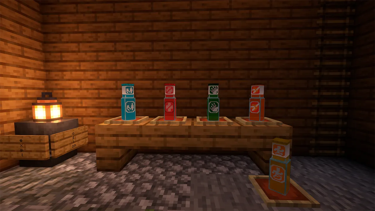 Perk-a-Craft, Текстуры, Minecraft