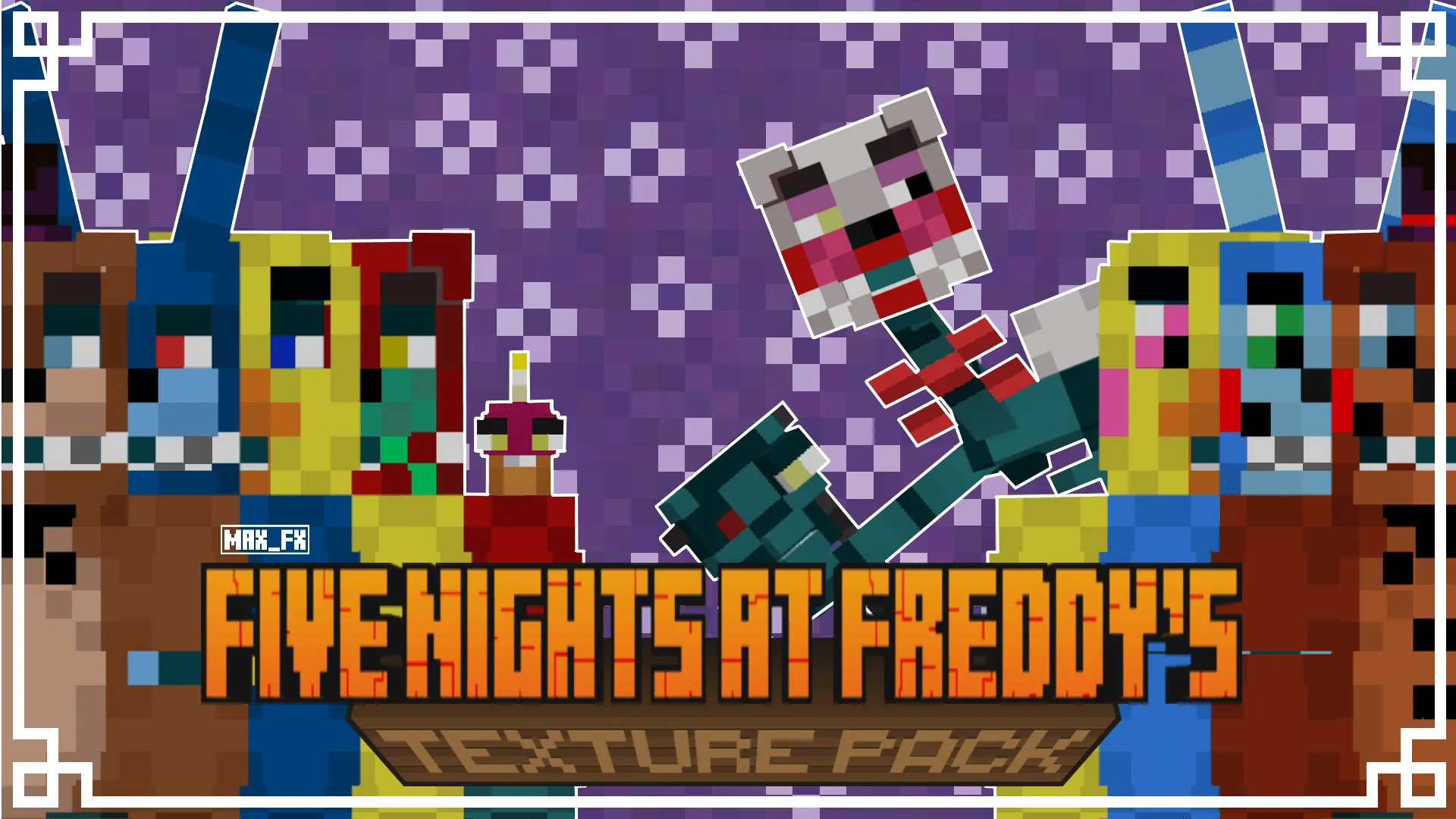 The Five nights at Freddy's Texture Pack [Fnaf] — скриншот 1 (Текстуры, Minecraft)