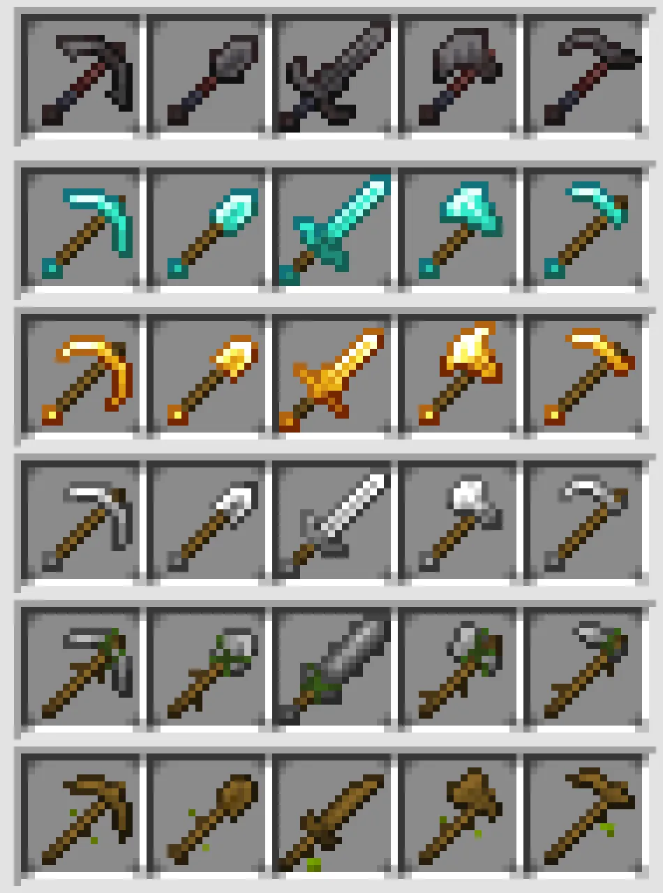 Bobert's Rebirth!, Текстуры, Minecraft