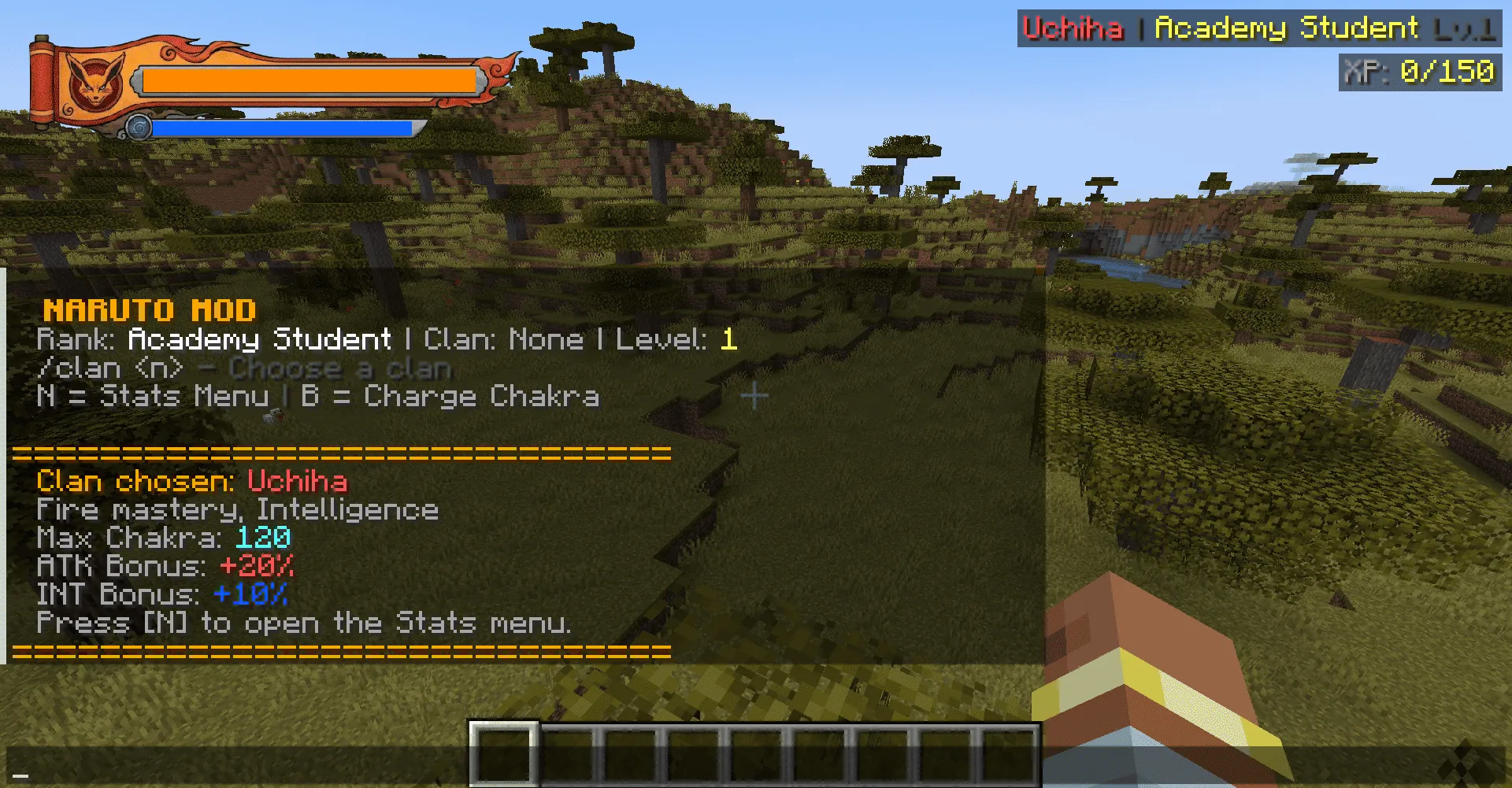 Daruto - UI — скриншот 2 (Моды, Minecraft)