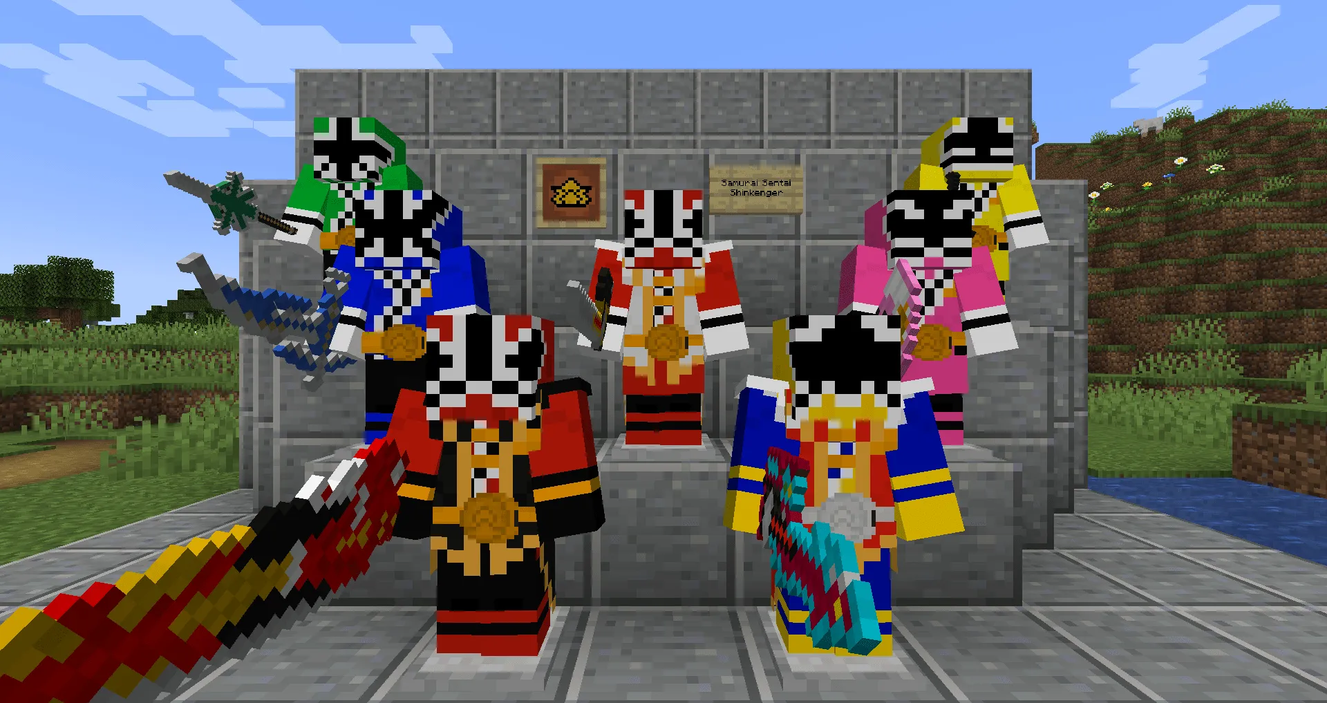 Super Sentai Craft, Моды, Minecraft