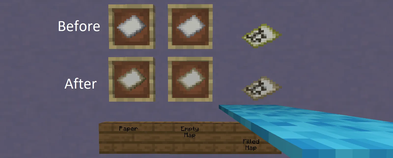 Paper to Parchment, Текстуры, Minecraft