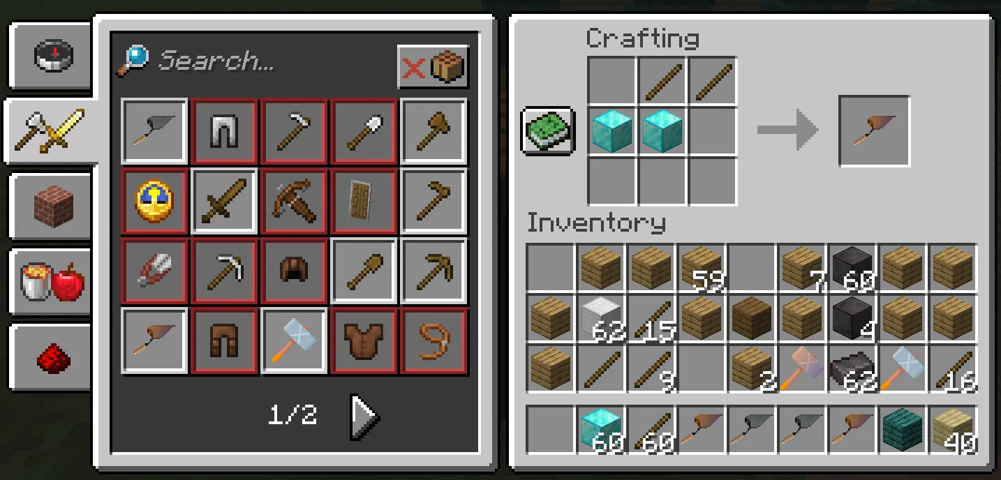 Hammer Me, Моды, Minecraft