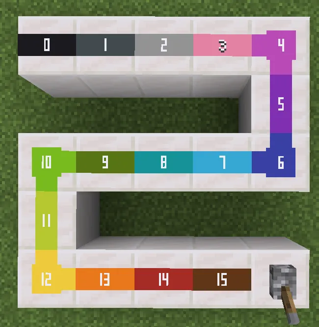 Rainbow Redstone, Текстуры, Minecraft