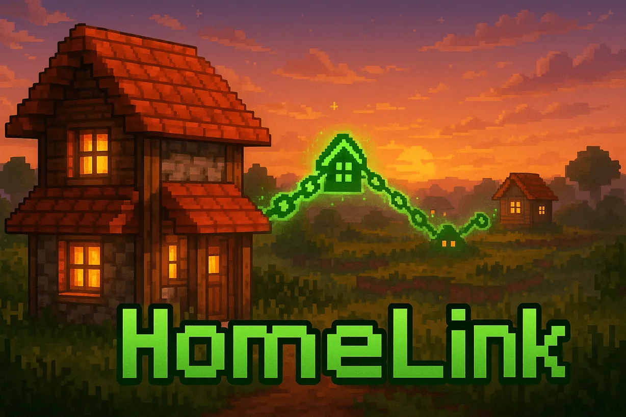 HomeLink — скриншот 1 (Моды, Minecraft)