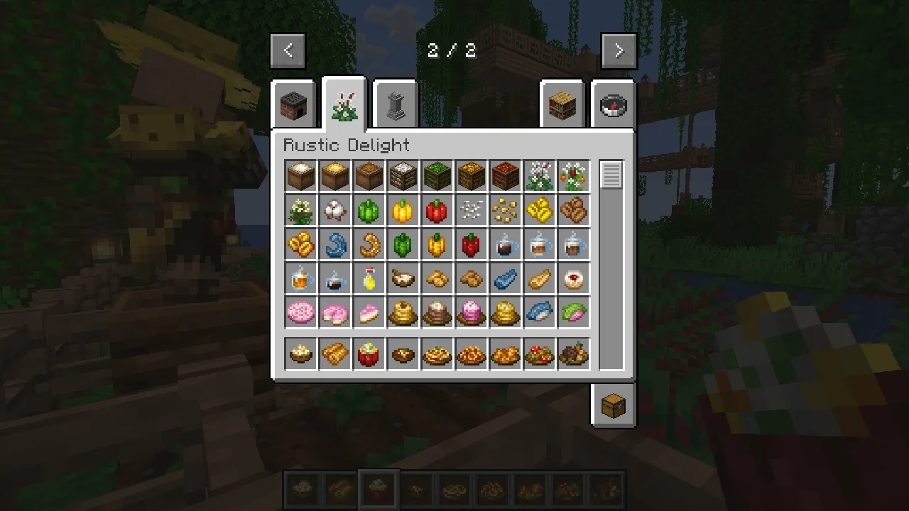 Rustic Delight, Моды, Minecraft