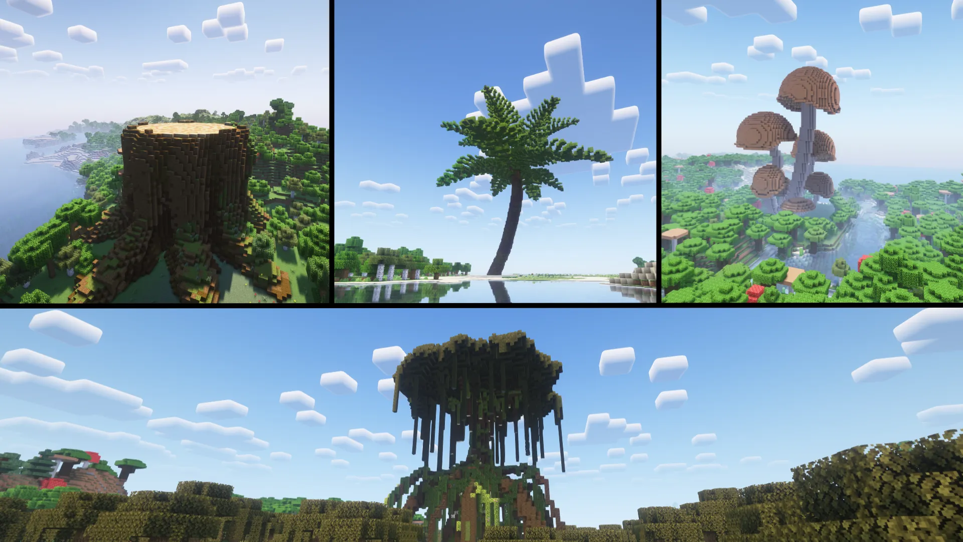 Giant Natural Additions, Моды, Minecraft