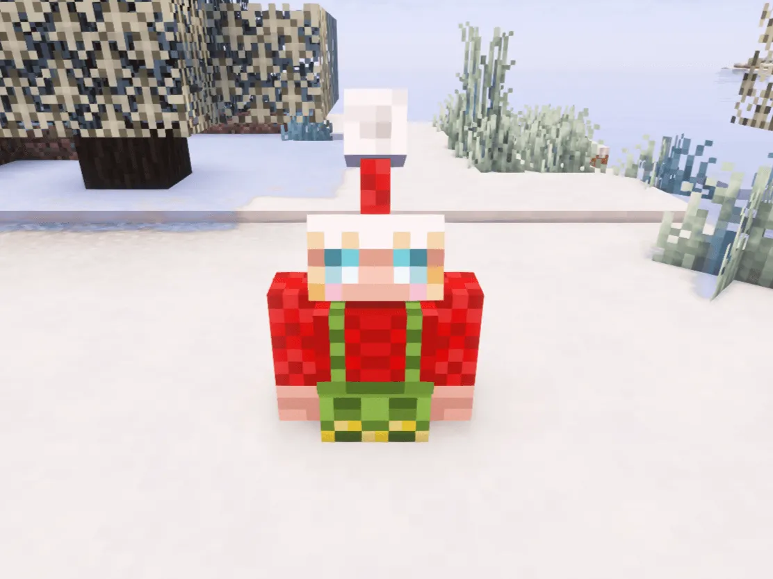 Christmas Elf Golem, Текстуры, Minecraft