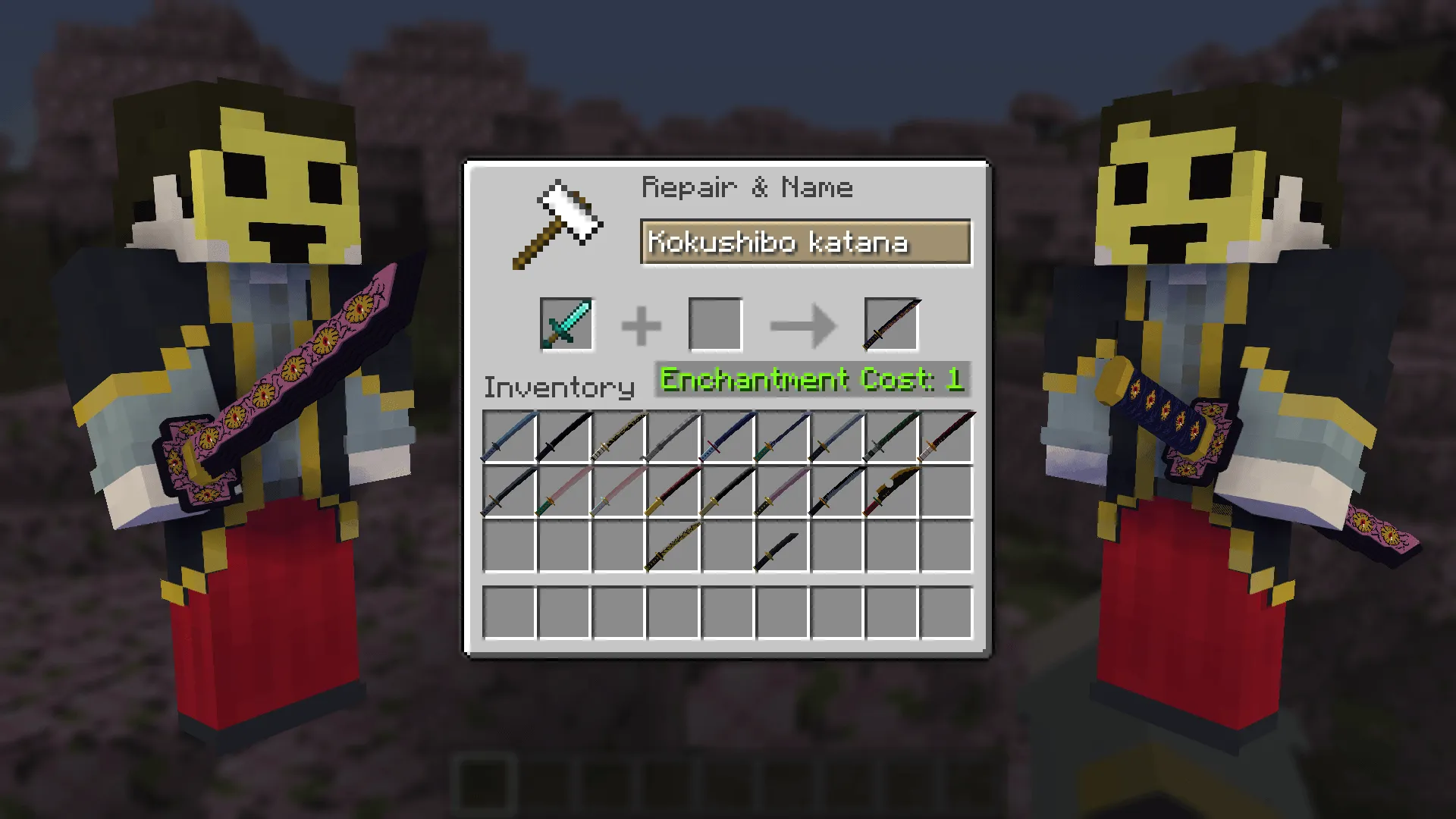Demon slayer full pack — скриншот 19 (Текстуры, Minecraft)