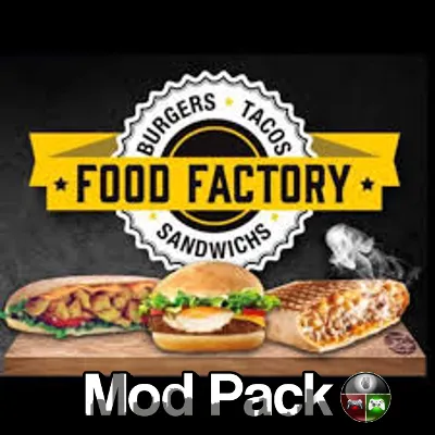 Galaxy Fast Food Mega Factory Modpack — скриншот 1 (Модпаки, Minecraft)