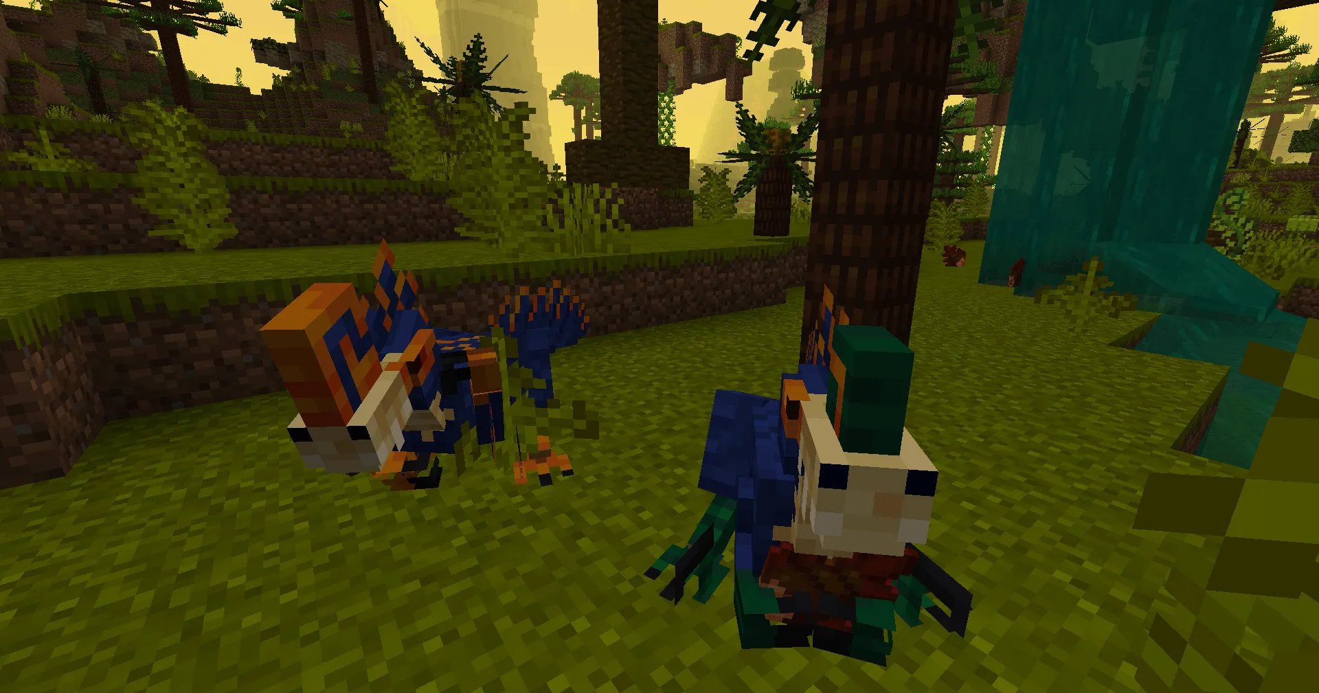 Fluffy Vallumraptors — скриншот 1 (Текстуры, Minecraft)