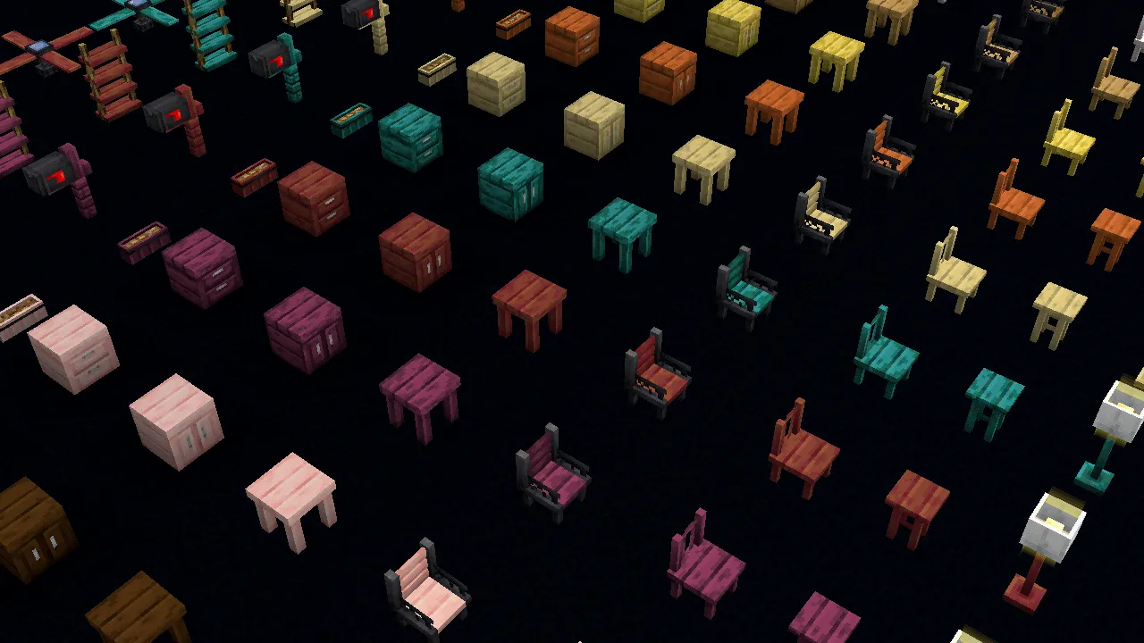Yet Another Furniture — скриншот 2 (Моды, Minecraft)