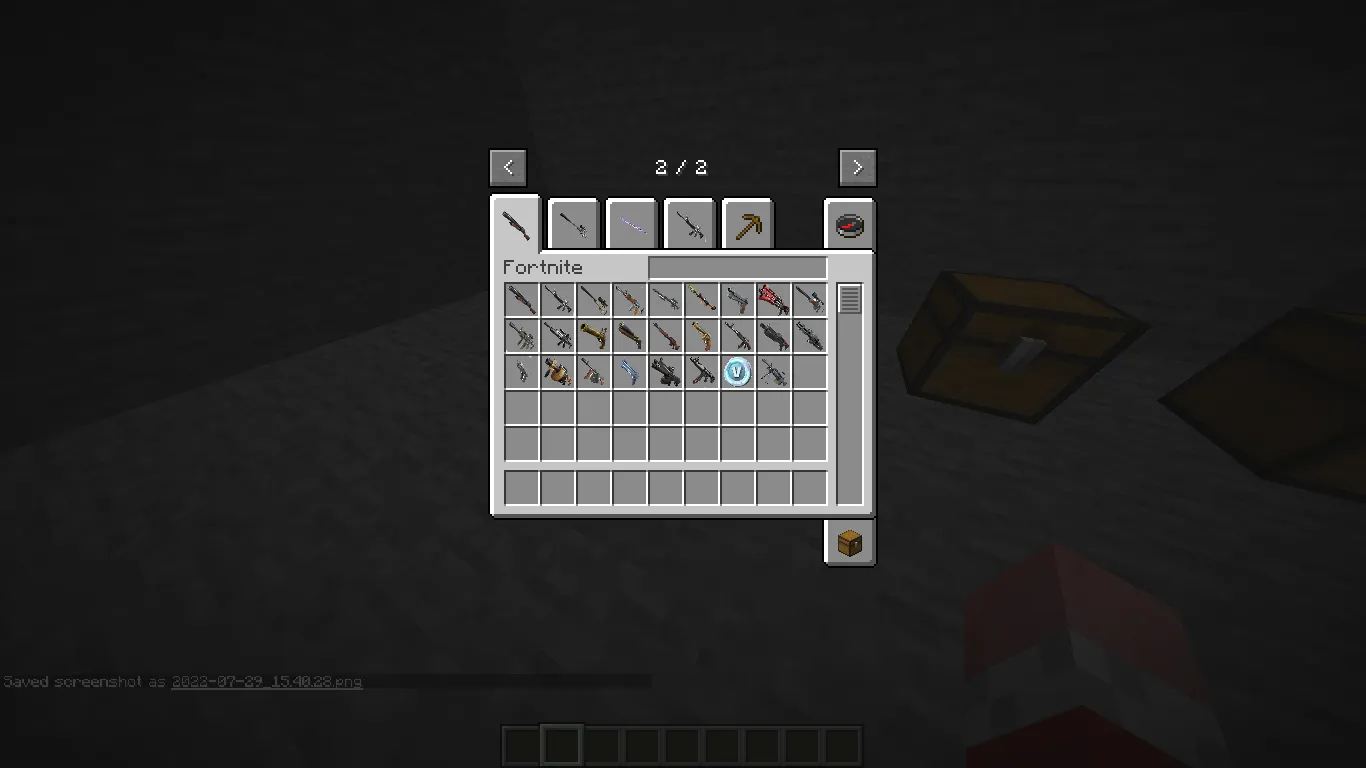 fornite weapons + more, Моды, Minecraft