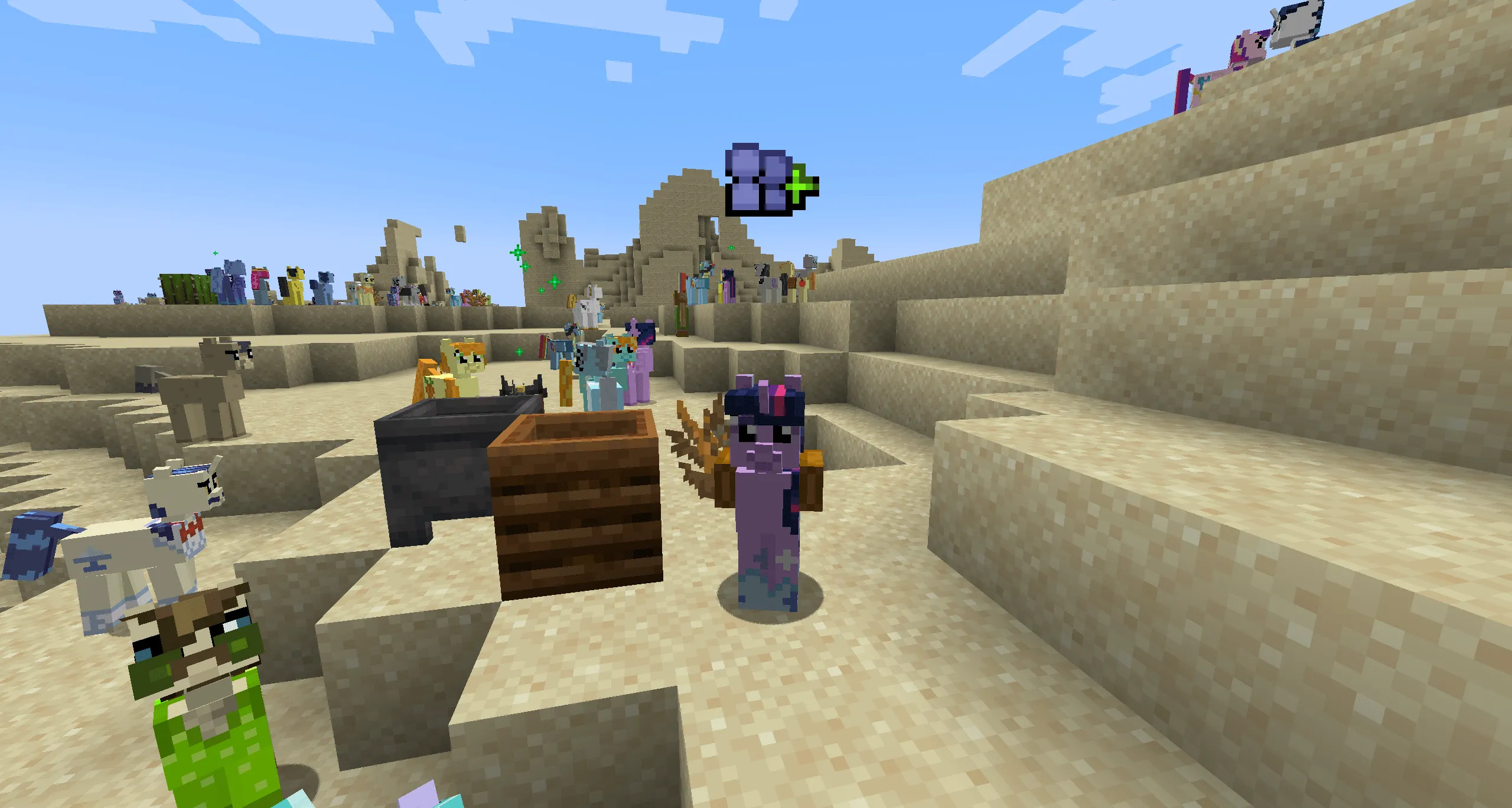 Mine Little Pony -  Ponycraft's Lives & Tails!, Моды, Minecraft